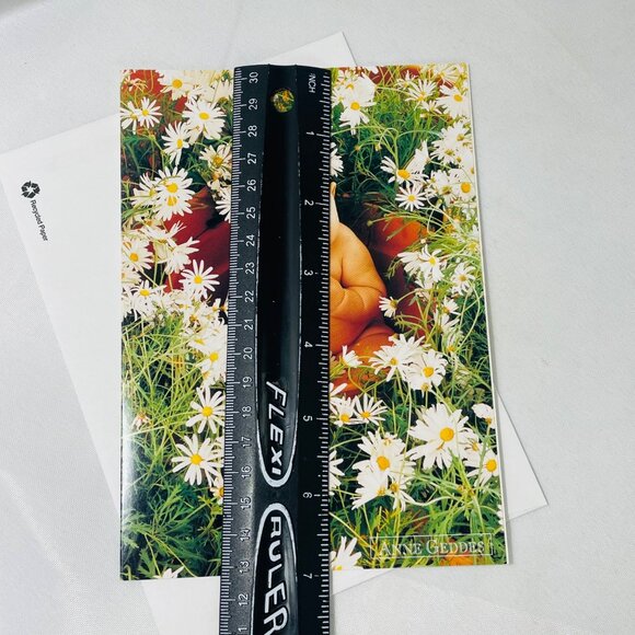 Anne Geddes Vintage Baby In Daisies Blank Greeting Card Recycled Paper Envelope - Picture 5 of 9